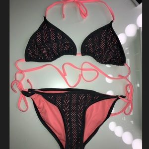 top & bottom matching bathing suit set